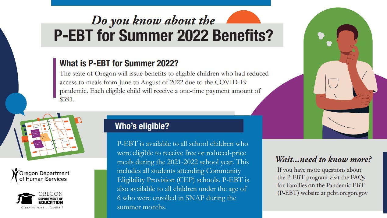 Pandemic EBT for Summer 2022 Benefits Pendleton High School