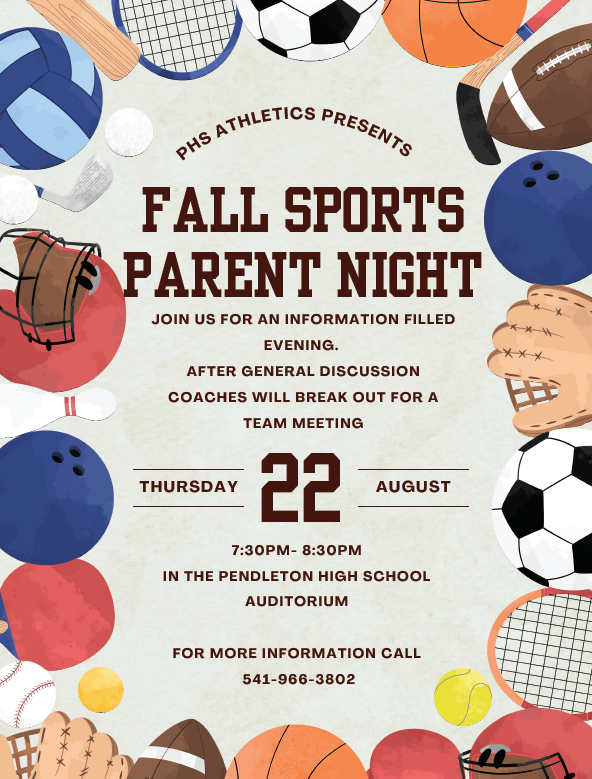 Fall Sports Parents Night